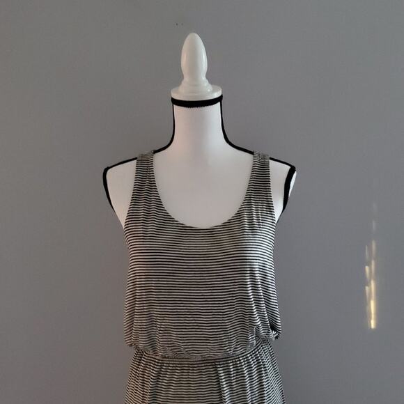 H&M Basic Striped Sleeveless Tee Dress Size S - Picture 3 of 8